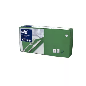   Szalvéta 3 rétegű 1/4 hajtás lapméret: 32,8 x 32,5 cm 150 lap/csomag Sötétzöld Tork_477413