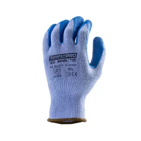   Védőkesztyű poliészter vastag 10-es kötésű M-es méret_1LAAV08 kék