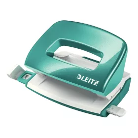 Lyukasztó 10lap fém testű mini Leitz Nexxt Wow jégkék