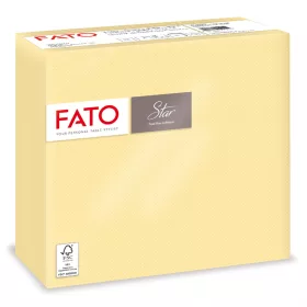   Szalvéta 2 rétegű 1/4 hajtású 38 x 38 cm 40 lap/csomag Star Fato_82990100 pezsgő
