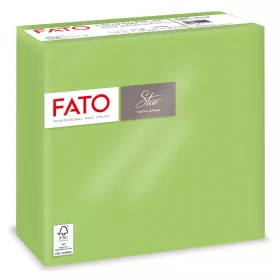   Szalvéta 2 rétegű 1/4 hajtású 38 x 38 cm 40 lap/csomag Star Fato_82991500 zöldalma