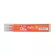 Rollertoll betét, golyóméret 0,7mm, 3 db/csom Pilot Frixion Ball/Clicker, írásszín narancssárga