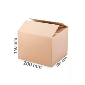 Kartondoboz 200 x 180 x 140 mm 3 rétegű