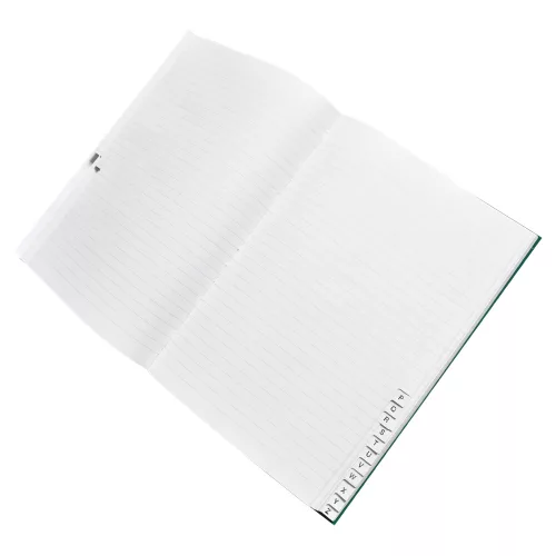 Beírókönyv A5, 96lap, keményfedeles egyszínű Lipa Mill vonalas