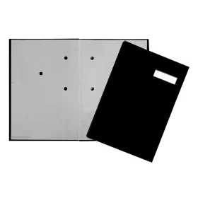   Aláírókönyv, 20lap, A4 Pagna 24191 vászon borító fekete