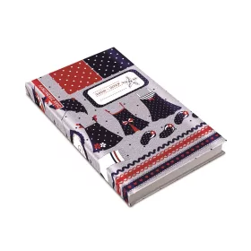   Diák zsebkönyv 125mmx205mm, fehér lapokkal 2026/2027 füzet Realsystem