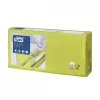Szalvéta 2 rétegű 1/4 hajtás lapméret: 32,8 x 32,5 cm 200 lap/csomag Lunch Tork_477840 lime