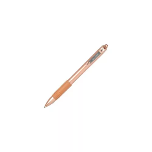 Golyóstoll 1mm, rose gold test, Zebra Z-grip Smooth, írásszín kék
