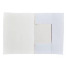   Iratgyűjtő, táblázatos pólyás dosszié A4, 230g. karton Bluering® fehér