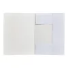 Iratgyűjtő, táblázatos pólyás dosszié A4, 230g. karton Bluering® fehér