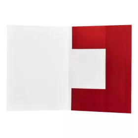   Iratgyűjtő, táblázatos pólyás dosszié A4, 230g. karton Bluering® piros