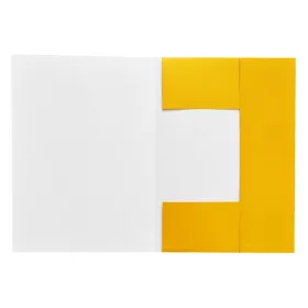   Iratgyűjtő, táblázatos pólyás dosszié A4, 230g. karton Bluering® sárga