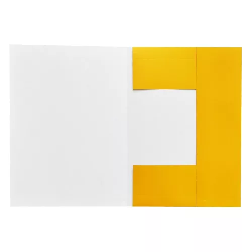 Iratgyűjtő, táblázatos pólyás dosszié A4, 230g. karton Bluering® sárga