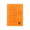 Iratgyűjtő, táblázatos pólyás dosszié A4, 230g. karton Bluering® narancssárga