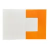 Iratgyűjtő, táblázatos pólyás dosszié A4, 230g. karton Bluering® narancssárga