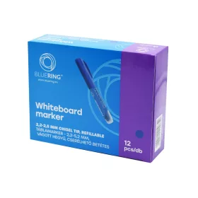   Táblamarker 2,2-5,2mm, vágott hegyű, cserélhető betétes, Bluering kék