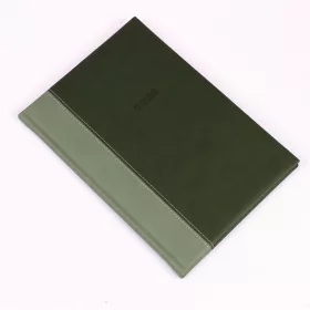   Határidőnapló Linett B/5, heti fehér lapokkal zöld-zöld Realsystem 2026.