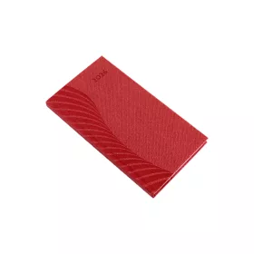   Zsebnaptár álló Amigo, fehér lapokkal bordó Realsystem 2026.