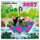 Falinaptár képes lemeznaptár 300x300mm, The Little Mole Realsystem 2027.