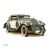 Falinaptár képes lemeznaptár 300x300mm, Classic Cars Realsystem 2027.