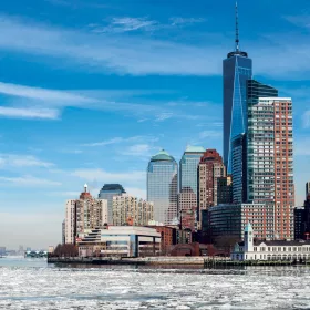   Falinaptár képes lemeznaptár 300x300mm, New York Realsystem 2027.