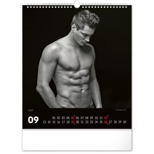 Falinaptár képes  300x340mm Men Realsystem 2027.