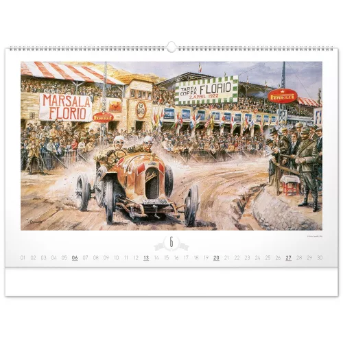 Falinaptár képes  640×420mm Oldtimers  Realsystem 2027.