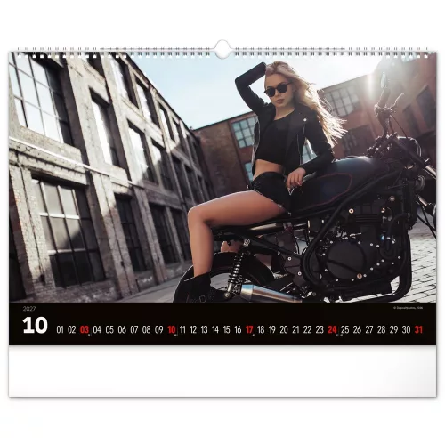 Falinaptár képes  480×330mm Girls & Bikes  Realsystem 2027.