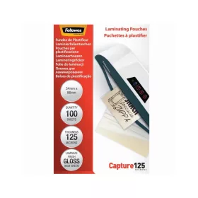  Lamináló fólia, 54x86mm, 125 mikron, fényes, 100 db/doboz, Fellowes®