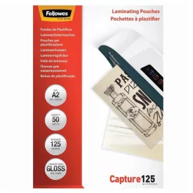   Lamináló fólia, A2, 125 mikron, fényes, 50 db/doboz, Fellowes®