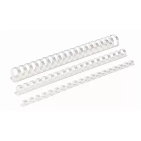   Spirál műanyag, 14mm, 81-100lap, 100 db/doboz, Fellowes® fehér