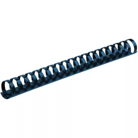   Spirál, műanyag, 14mm, 81-100lap, 100 db/doboz, Fellowes® kék