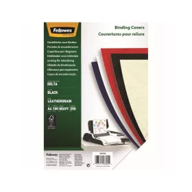   Hátlap, A4, 250 g, matt, Fellowes® Delta, 100 db/csomag, fekete