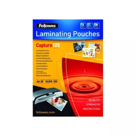   Lamináló fólia, A4, 125 mikron, fényes, 25 db/doboz, Fellowes®