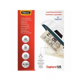   Lamináló fólia, A3, 125 mikron, fényes, 25 db/doboz, Fellowes®