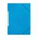 Gumis mappa A4, prespán karton OfficeArt kék