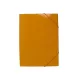 Gumis mappa A4, 400g. karton EVOffice narancssárga