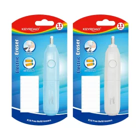   Radír, elektromos, 1 db/bliszter, Keyroad Electric, vegyes színek