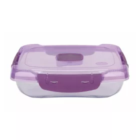   Ételtároló doboz 0,7 literes csatos és szelepes mikrós-fagyasztós_lányos színek