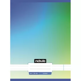   Füzet, A4, vonalas, 81-32, Monochrome és Gradient minták II., 12 db/csomag Nebulo