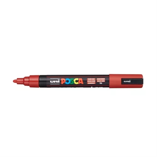 Dekormarker 1,8-2,5mm, Uni Posca PC-5M rubint piros