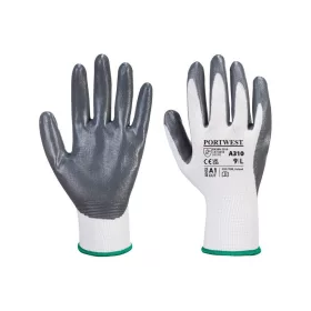   Védőkesztyű PU tenyérmártással nylon XXL-es méret Portwest szürke-fehér