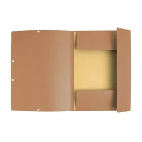 Gumis mappa karton  prespán A/4 Exacompta barna