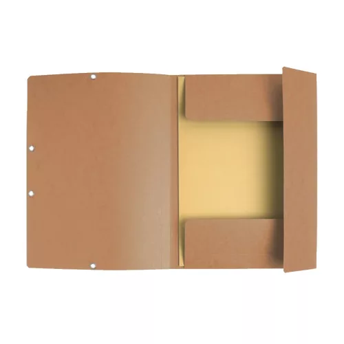 Gumis mappa karton  prespán A/4 Exacompta barna