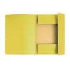 Gumis mappa karton  prespán A/4 Exacompta citromsárga