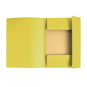 Gumis mappa karton  prespán A/4 Exacompta citromsárga