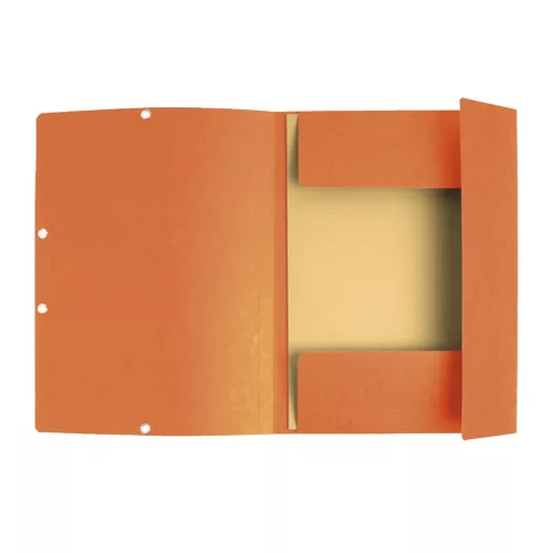 Gumis mappa karton  prespán A/4 Exacompta narancssárga