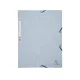 Gumis mappa karton  prespán A/4 Exacompta világosszürke