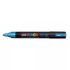 Dekormarker 1,8-2,5mm, Uni Posca PC-5M metál kék