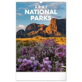   Falinaptár képes  330×460mm National Parks Realsystem 2027.